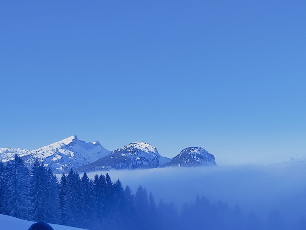 Oberstdorf Winterwandern vom Söllereck nach Riezlern