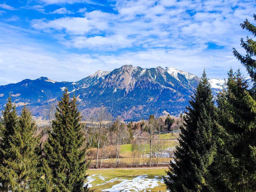 Kurzurlaub Oberstdorf: Blick vom Söllereck zum Rubihorn