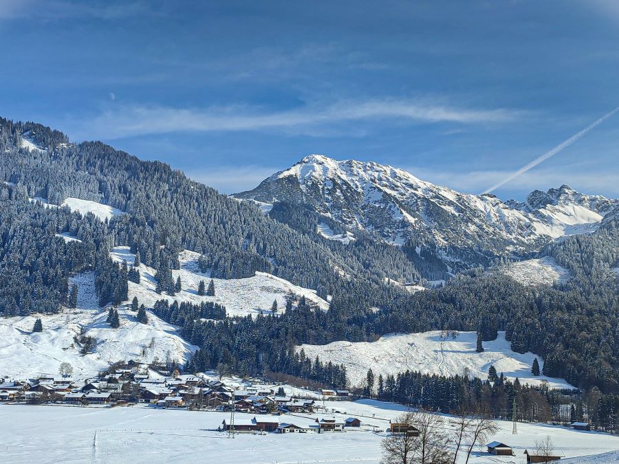 Kurzurlaub Oberstdorf: Reichenbach im Winter