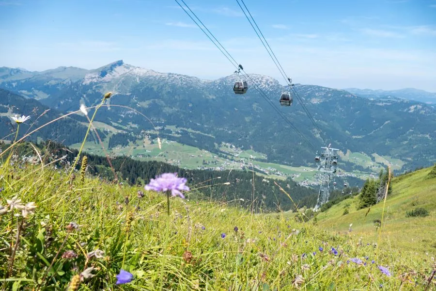 Blick auf die Kanzelwandbahn © OBERSTDORF·KLEINWALSERTAL BERGBAHNEN Fotograf: OBERSTDORF·KLEINWALSERTAL BERGBAHNEN 