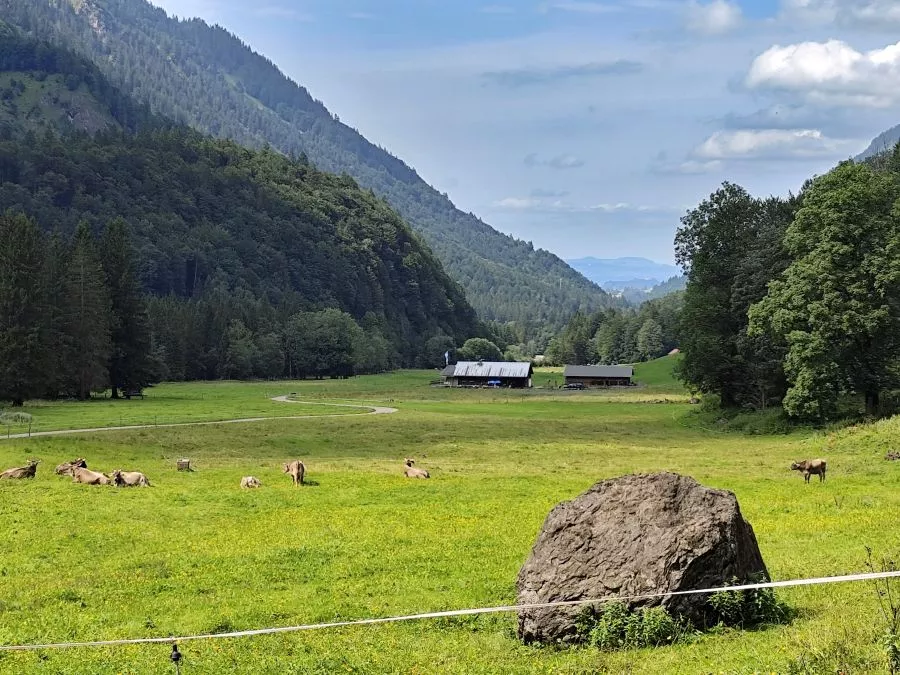 Alpe Oberau im Trettachtal Alpe Oberau im Trettachtal