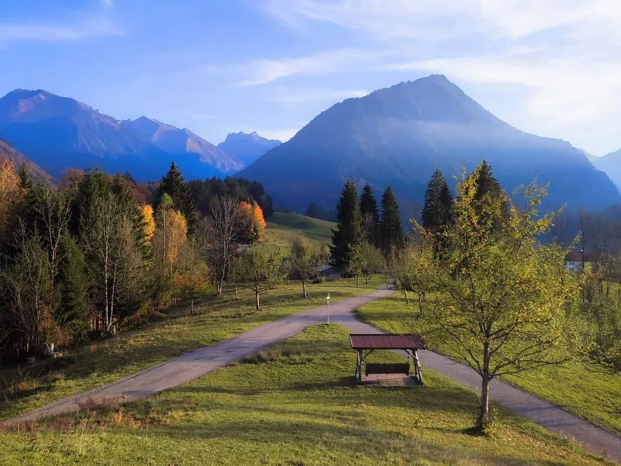 Moorweiher Oberstdorf Ruhebänke