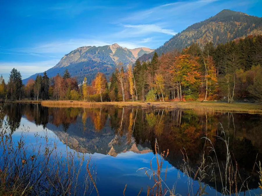 Moorweiher Oberstdorf im Herbst